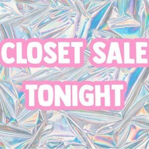 PINK Victoria's Secret Holographic Sale Announcement